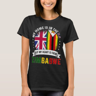 T-shirt Zimbabwean British Heart is Zimbabwe Grown