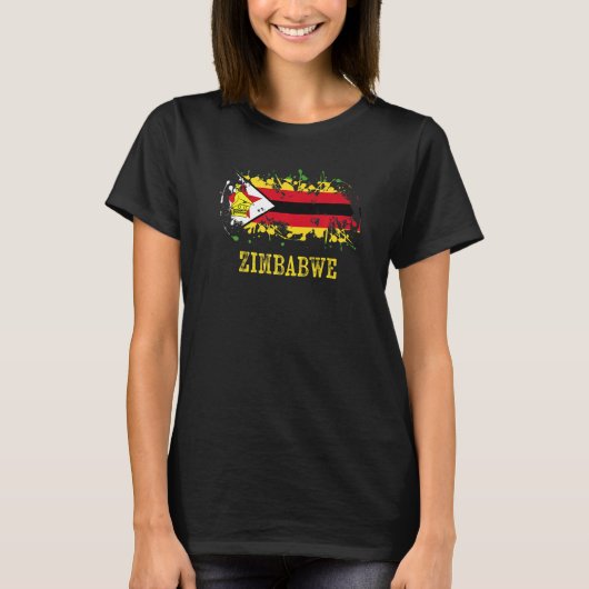 T-shirt Zimbabwean enthusiasts for Zimbabwe and Zimbabwe   (Devant)