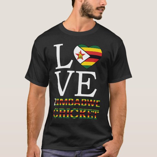T-shirt Zimbabwes Crickets For Mens (Devant)