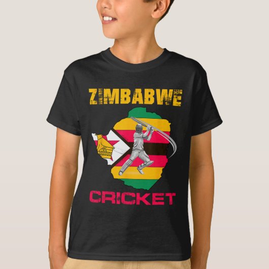 T-shirt Zimbwe Cricket Zimbwean Men  (Devant)