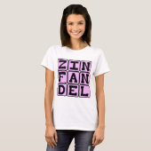 T-shirt Zinfandel, Type de vin blanc (Devant entier)