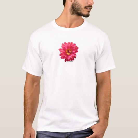 T-shirt Zinnia rose (Devant)