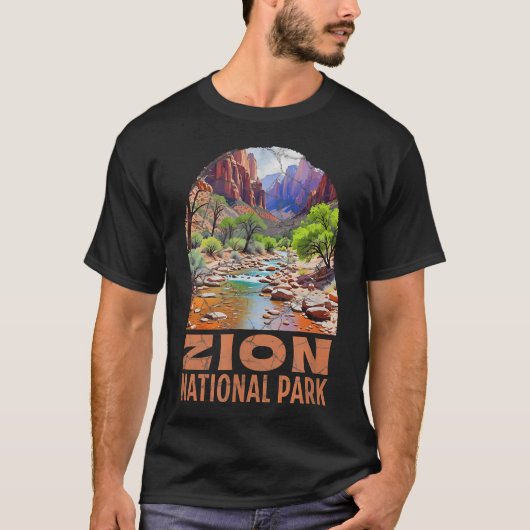 T-shirt Zion National (Devant)