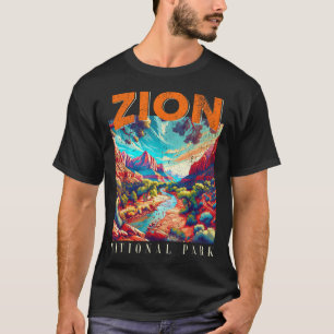 T-shirt Zion National Park Parc National Us