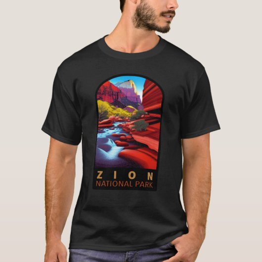 T-shirt Zion National Park Utah (Devant)