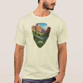 T-shirt Zion National Park Utah Arrowhead (Devant)