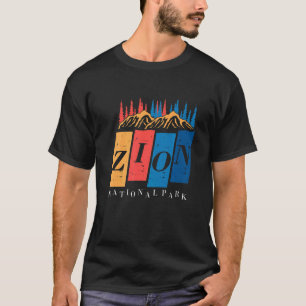T-shirt Zion National Park Utah Canyon Randonnée souvenir