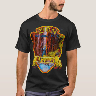 T-shirt Zion National Park Utah Virgin River Narrows Canyo
