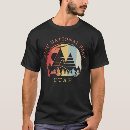 T-shirt Zion National Park Vintage (Devant)