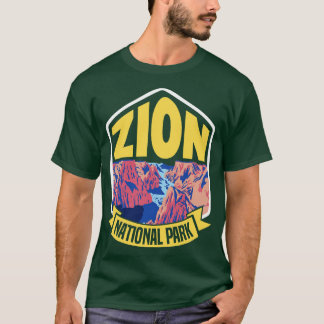 T-shirt Zion Nationalpark Retro