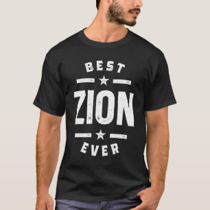 T-shirt Zion Nom personnalisé Anniversaire Cadeau
