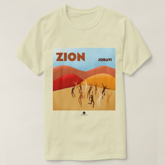 T-shirt 'Zion' pour hommes (Design devant)
