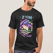 T-shirt Zion Utah Beehive State Parcs Nationaux Mighty 5 T (Devant)