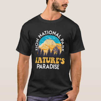 T-shirt Zion ZION NATIONAL PARK PARADISE NATURE'S PARADISE