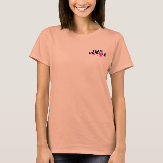 T-shirt Zip féminine de Runhole (Devant)
