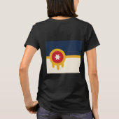 T-shirt Zip Jogger, drapeau de la ville de Tulsa (Dos)