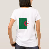 T-shirt Zip Jogger en polaire féminin avec drapeau d'Algér (Dos)