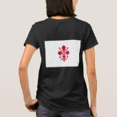 T-shirt Zip Jogger en polaire féminin avec drapeau de Flor (Dos)