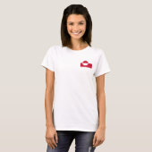 T-shirt Zip Jogger en polaire féminin avec drapeau du Groe (Devant entier)