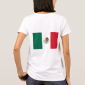 T-shirt Zip Jogger en polaire féminin avec drapeau du Mexi (Dos)