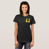 T-shirt Zip Jogger en polaire féminin avec le drapeau d'Ur (Devant entier)