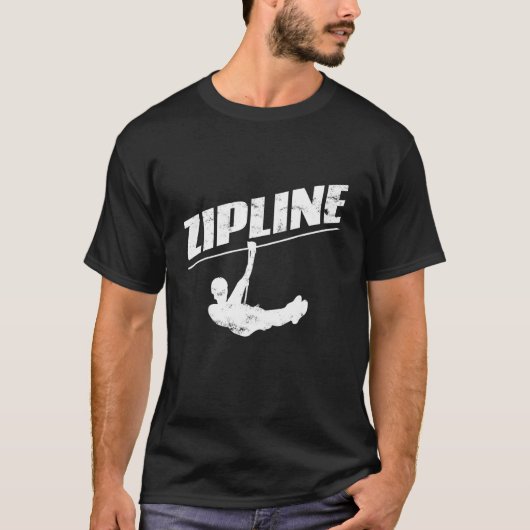 T-shirt Zipline Extreme Zipline (Devant)