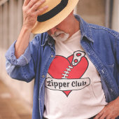 T-shirt Zipper Club Open Heart Chirurgie Survivor Funny