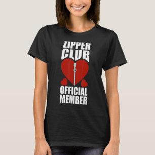 T-shirt Zipper Club Open Heart Surgery Recovery Survivor M