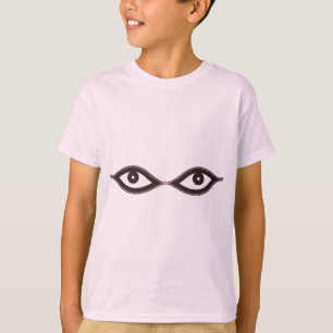 T-shirt Zipper eyes