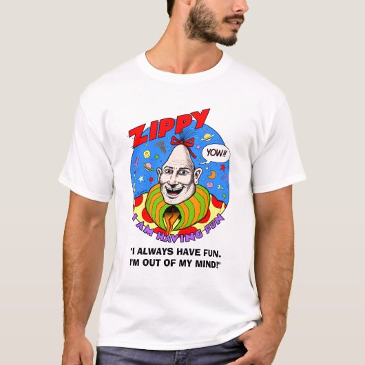 T-shirt Zippy toujours ayant l'amusement (Devant)