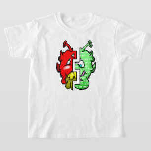 T-shirt Zippy Trippy Alien Dazs 2 Face Gre/Re k