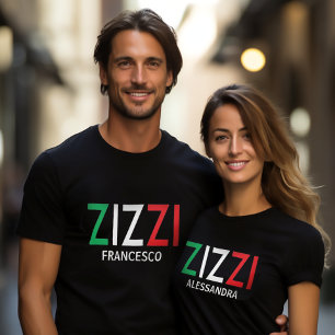 T-shirt Zizzi Tante Tante Oncle Italien Sicilien Affection