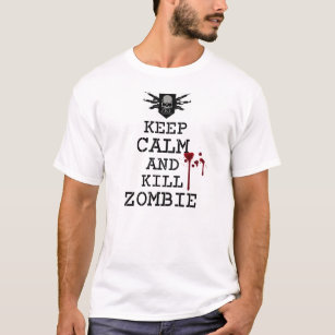 T-shirt ZKE gardent la chemise calme de zombi de mise à