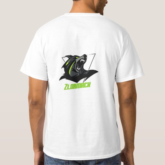 T-Shirt Zlornation - Gamer Recto Verso (Dos)