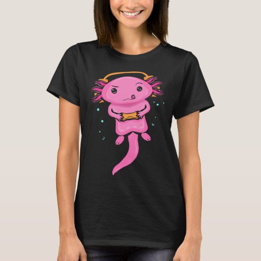 T-shirt Zocker Axolotl  Video Gaming  for Gamers (Devant)