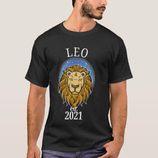 T-shirt Zodiac Leo Born in 2021