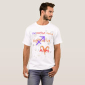 T-shirt Zodiac Sagittarius Aries Couple (Devant entier)