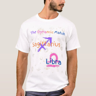 T-shirt Zodiac Sagittarius Libra Couple