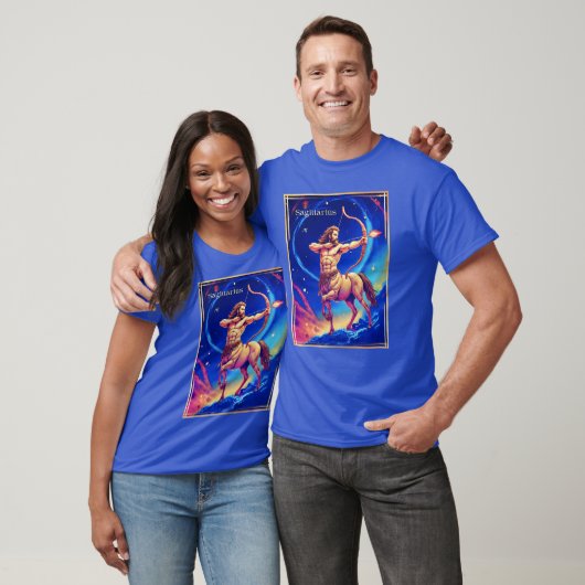T-shirt Zodiac Sign Sagittarius as the Celestial Archer (Unisexe)