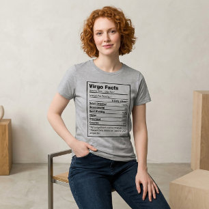 T-shirt Zodiac, valeur nutritive de la virgo