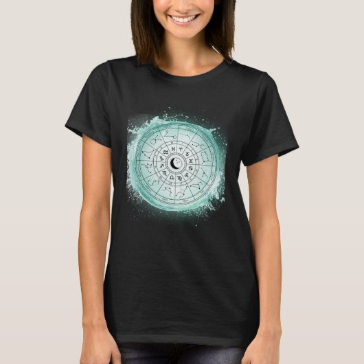T-shirt Zodiac wheel (Devant)