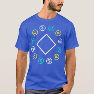T-shirt Zodiac Wheel Halloween Zodiac Horoscope Astrologie