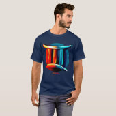 T-shirt Zodiaque céleste (Devant entier)