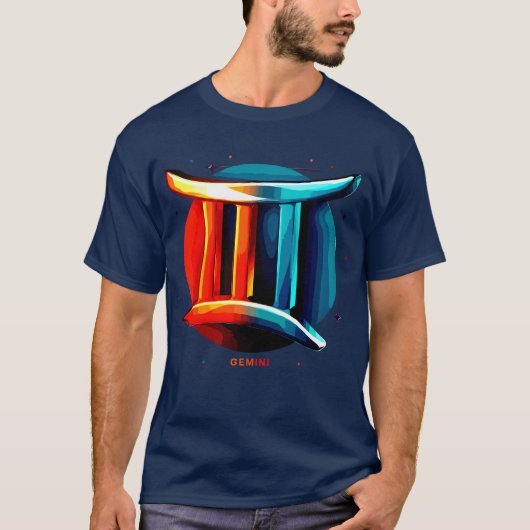 T-shirt Zodiaque céleste (Devant)