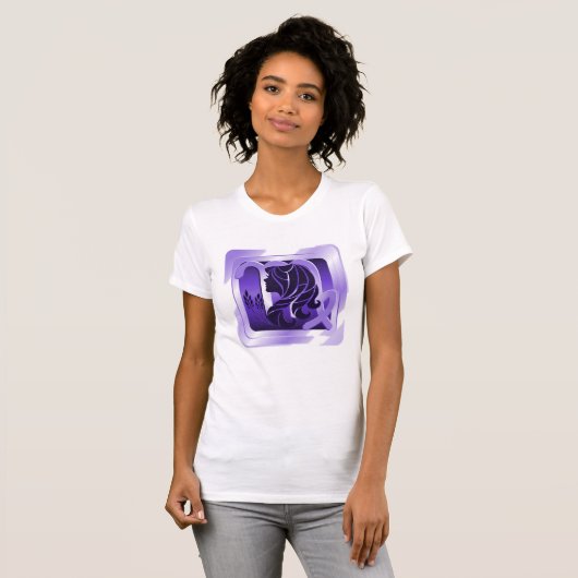 T-shirt Zodiaque de déesse de Vierge (Devant entier)