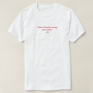 T-shirt Zodiaque Personnage Principal Leo