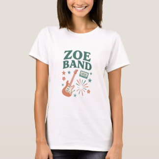 T-shirt Zoe Band espagnol Classique femme