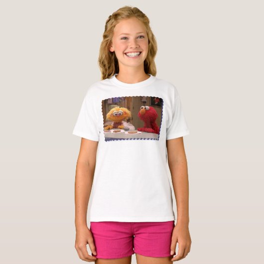 T-shirt Zoe, Rocco et Elmo (Devant entier)