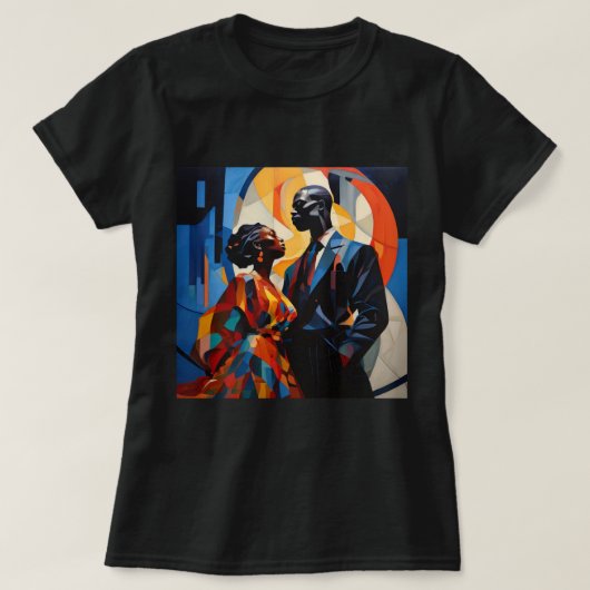 T-shirt ZOINK Black Couple 0025395 (Design devant)