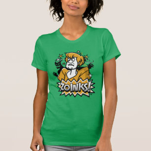 T-shirt "Zoinks hirsute !" Graphique tramé